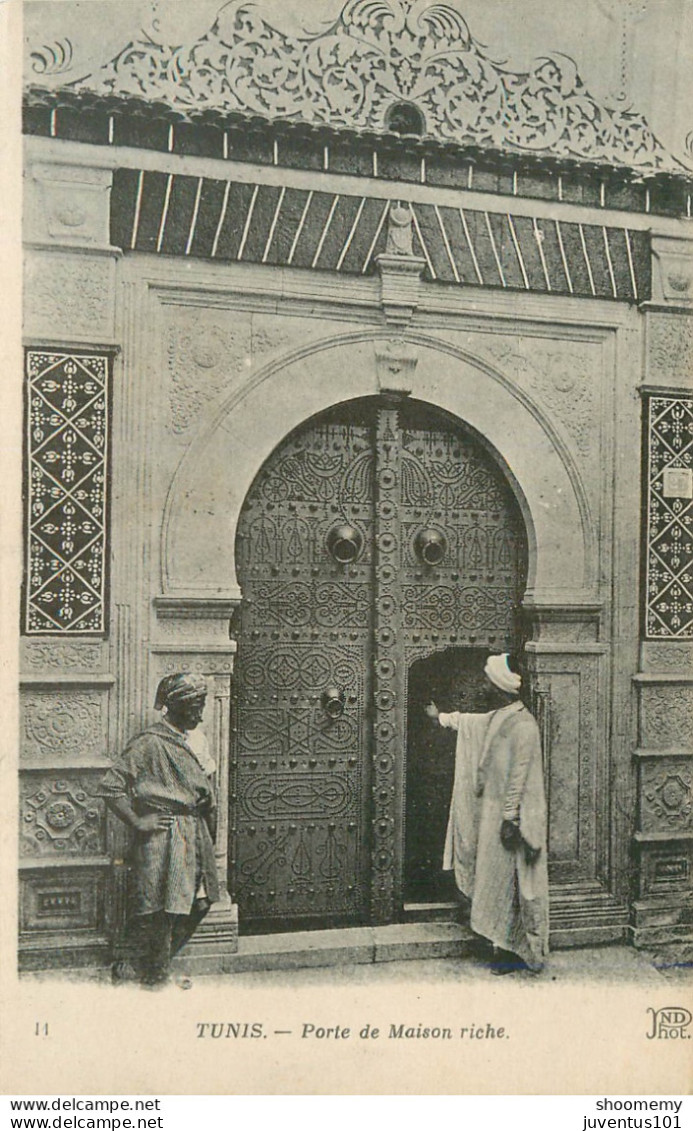 CPA Tunis-Porte De Maison Riche        L2182 - Tunisie