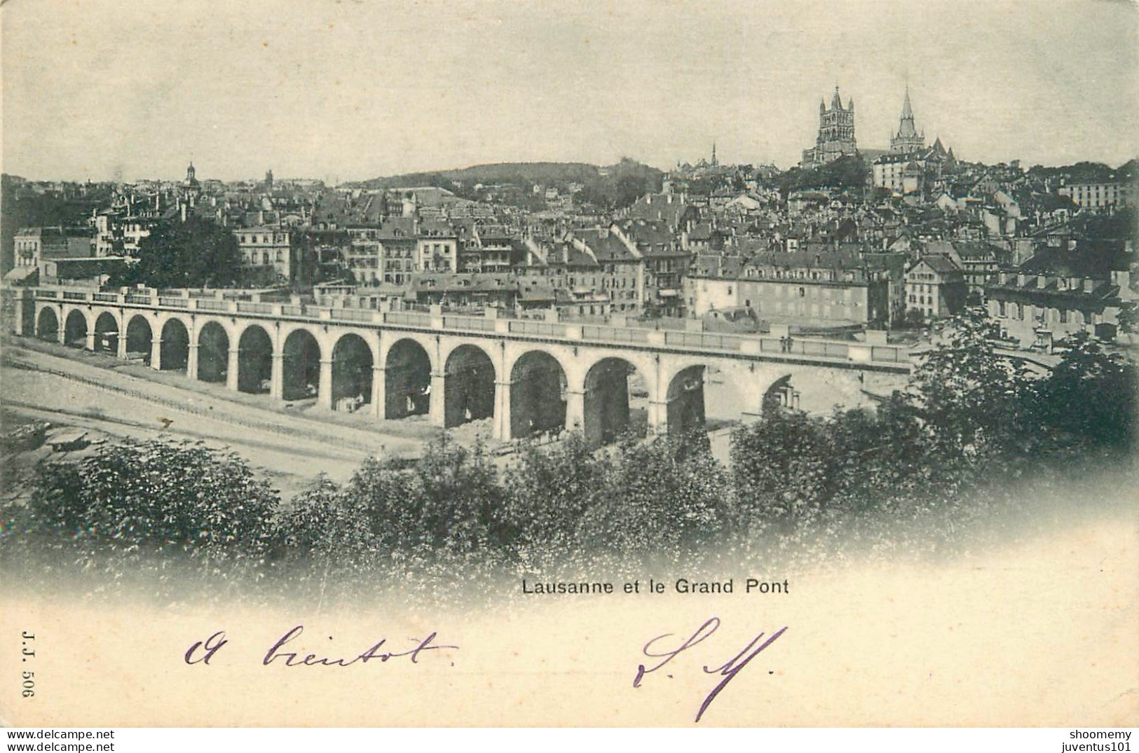 CPA Lausanne Et Le Grand Pont       L2182 - Lausanne