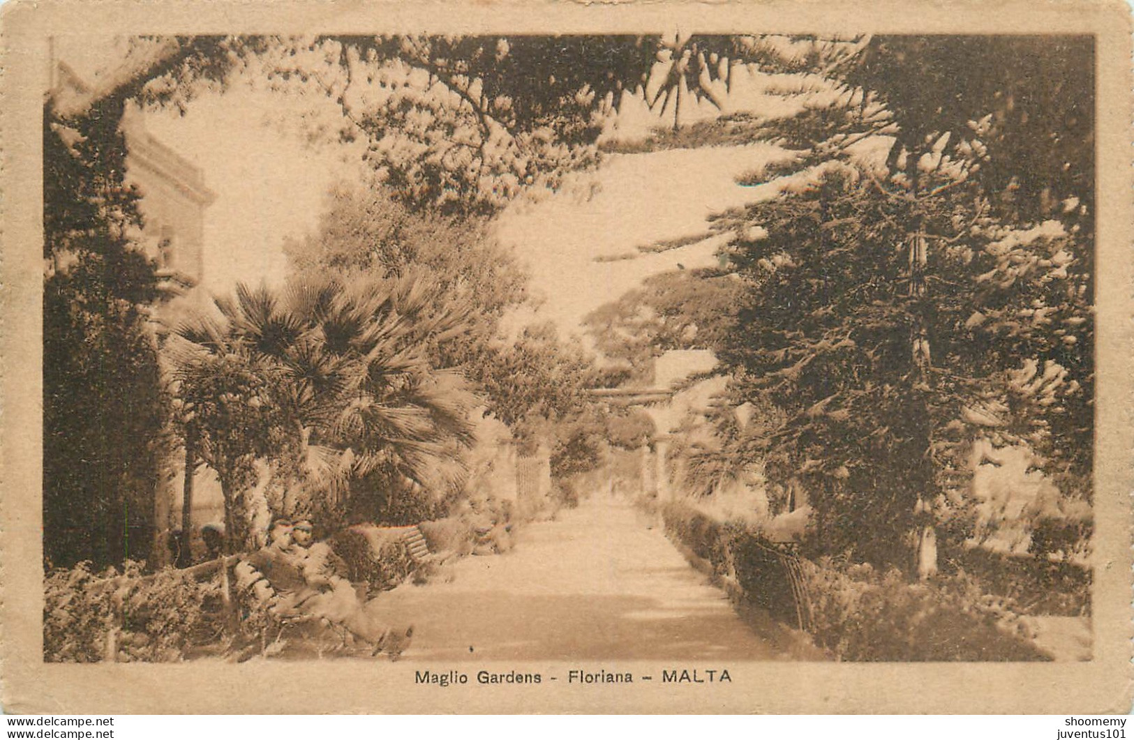 CPA Malta-Maglio Gardens-Floriana       L2182 - Malta