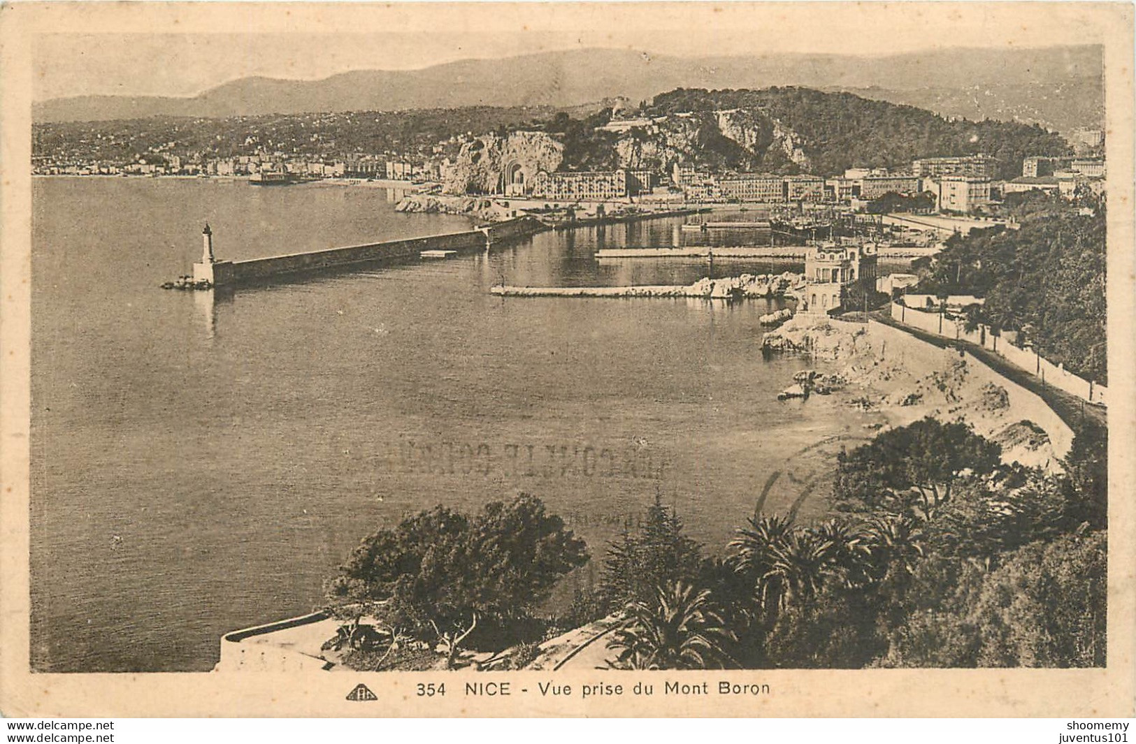 CPA Nice-Vue Prise Du Mont Boron-Timbre   L1324 - Viste Panoramiche, Panorama