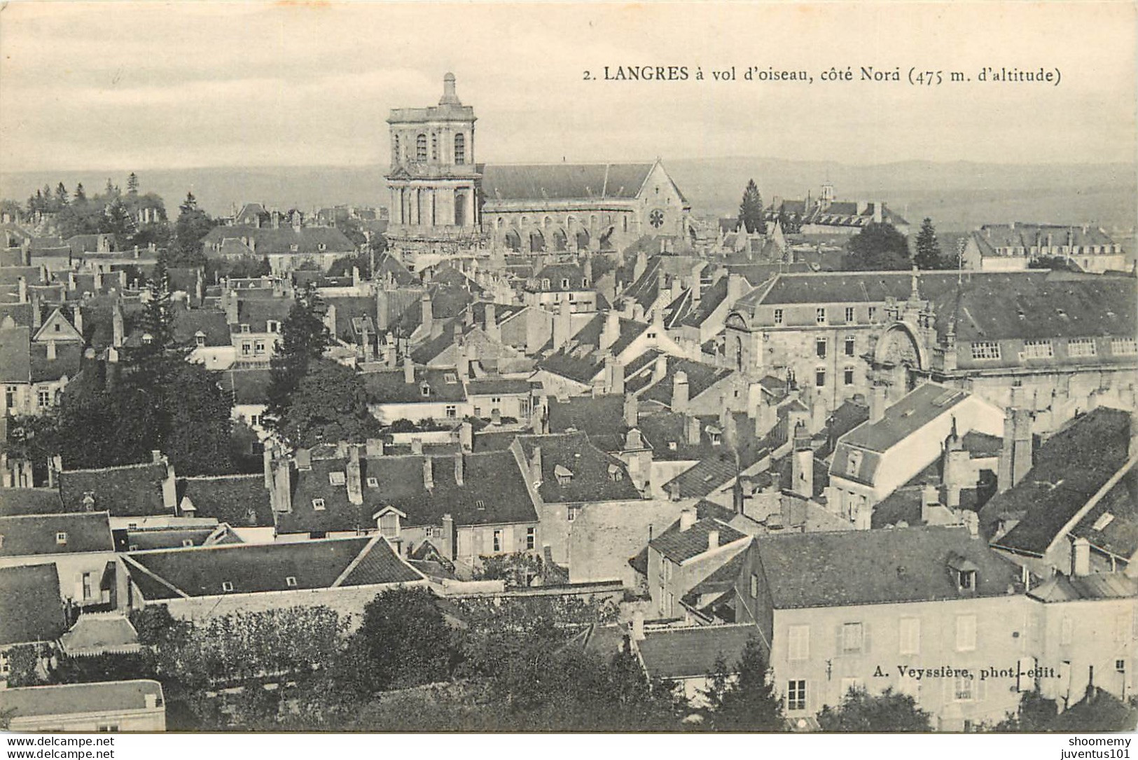 CPA Langres à Vol D'oiseau   L1324 - Langres