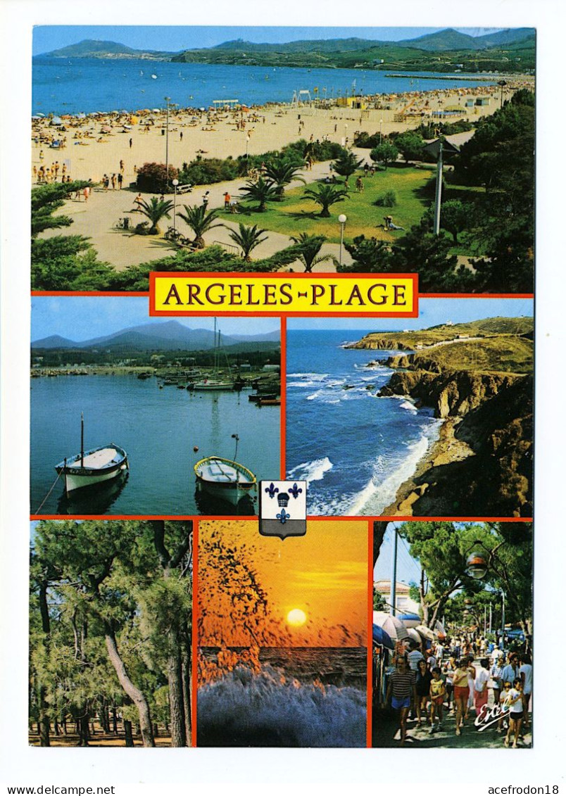 ARGELÈS PLAGE - La Côte Rocheuse Vers Collioure - Le Port - Argeles Sur Mer