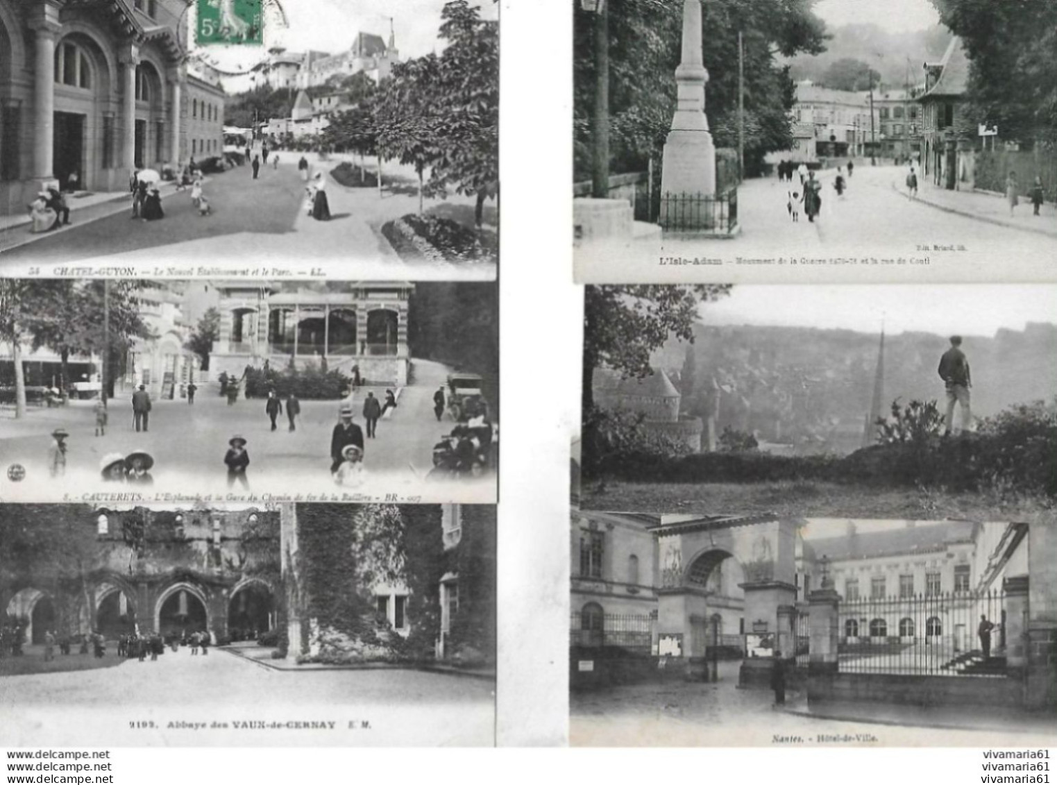Lot De 60 Cartes Postales Anciennes En Bon état, Avec Des Animées. - 5 - 99 Postcards