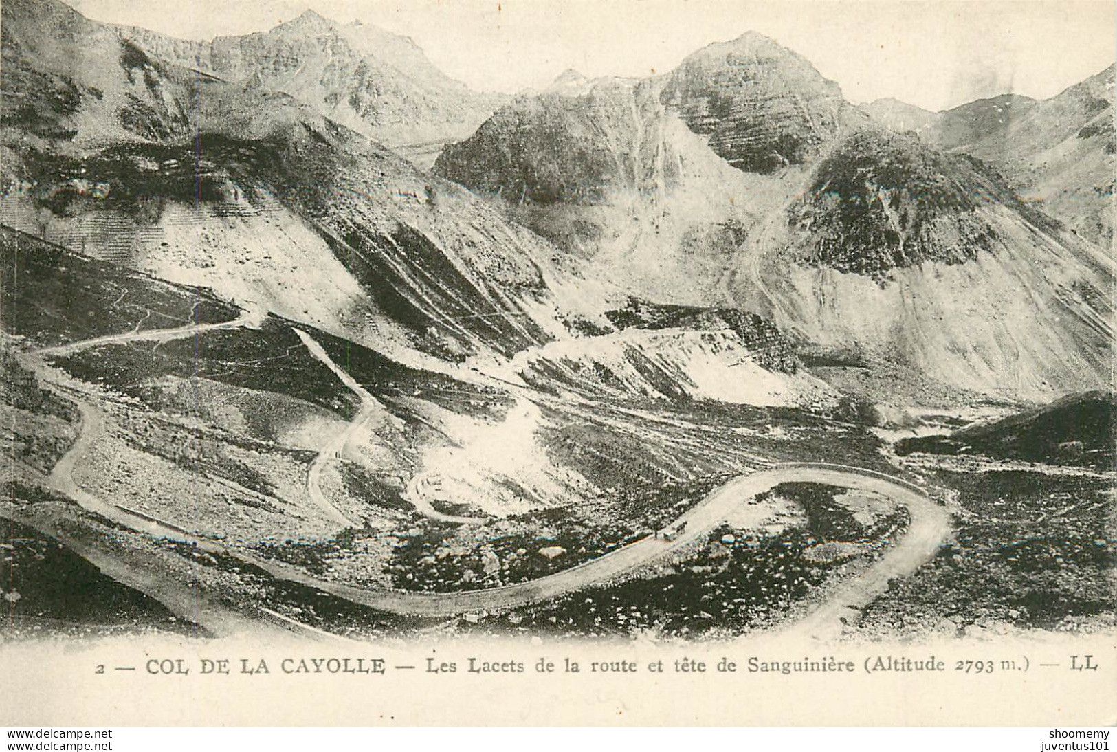 CPA Col De La Cayolle-Les Lacets De La Route-2      L2357 - Sonstige & Ohne Zuordnung