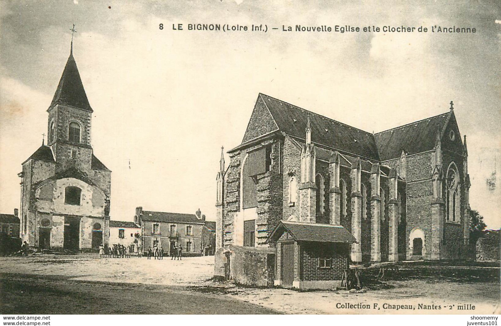 CPA Le Bignon-La Nouvelle église Et Le Clocher De L'ancienne      L1503 - Autres & Non Classés