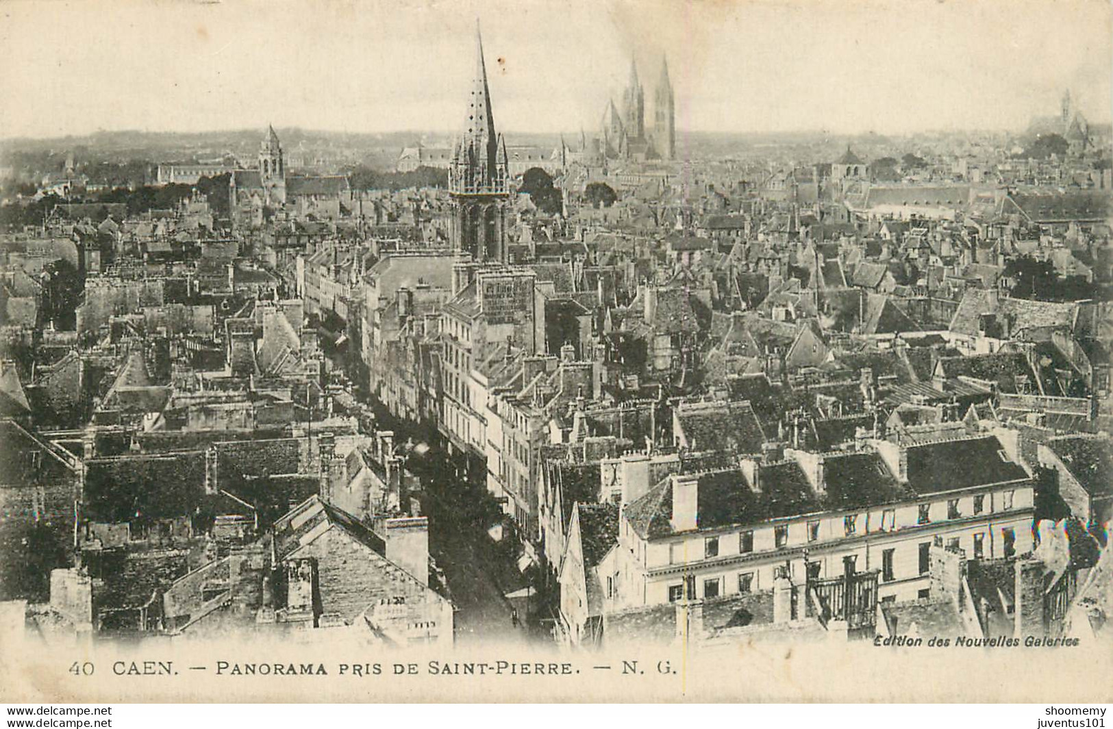 CPA Caen-Panorama Pris De Saint Pierre-40      L1680 - Caen