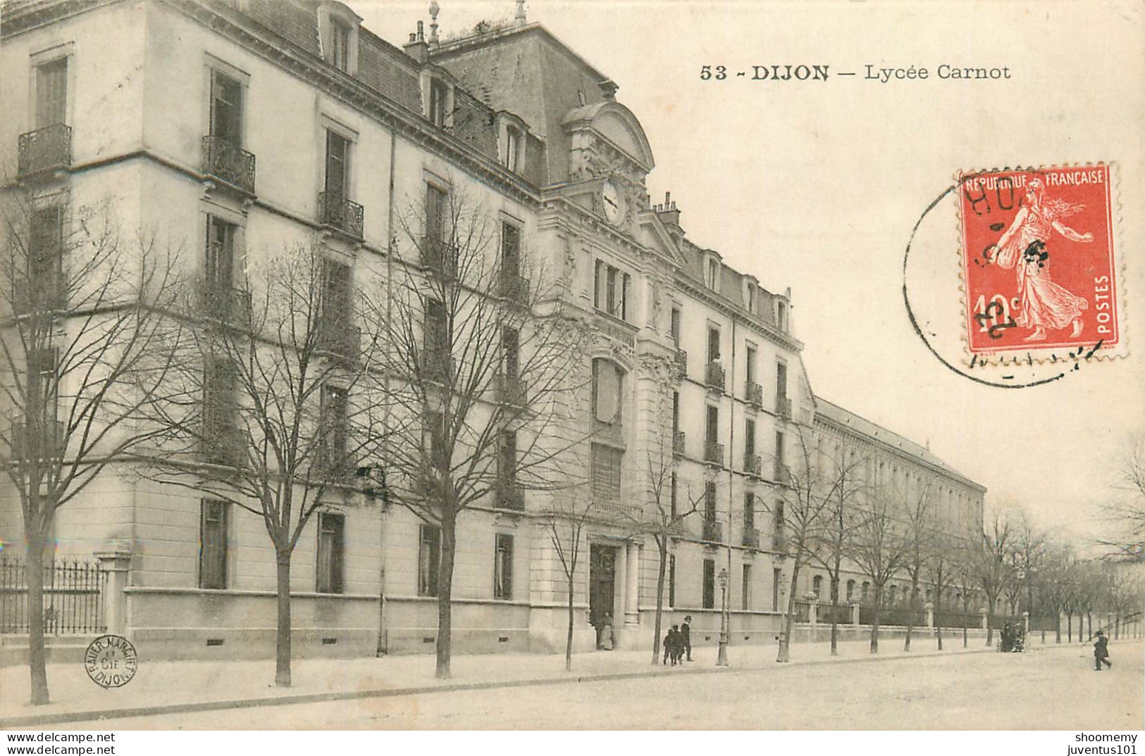 CPA Dijon-Lycée Carnot-53-Timbre     L2246 - Dijon