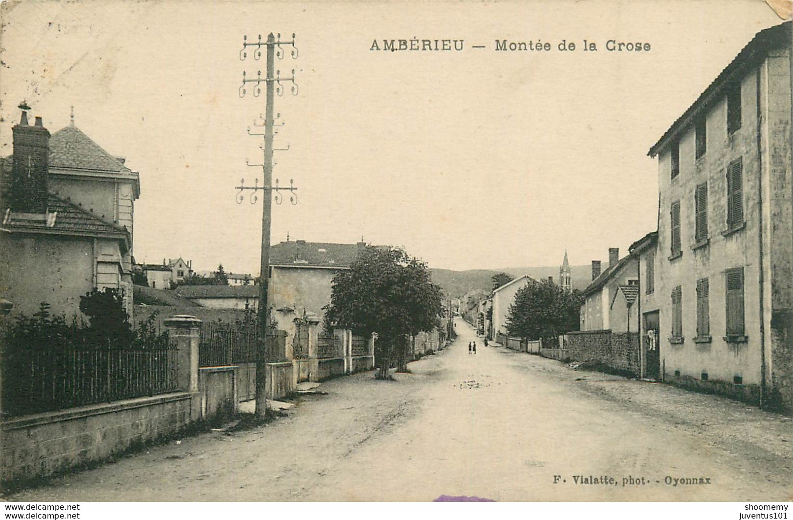 CPA Ambérieu-Montée De La Crose       L1281 - Autres & Non Classés