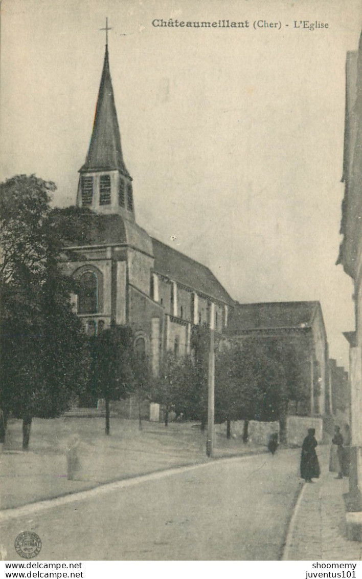 CPA Chateaumeillant-L'église      L2138 - Châteaumeillant