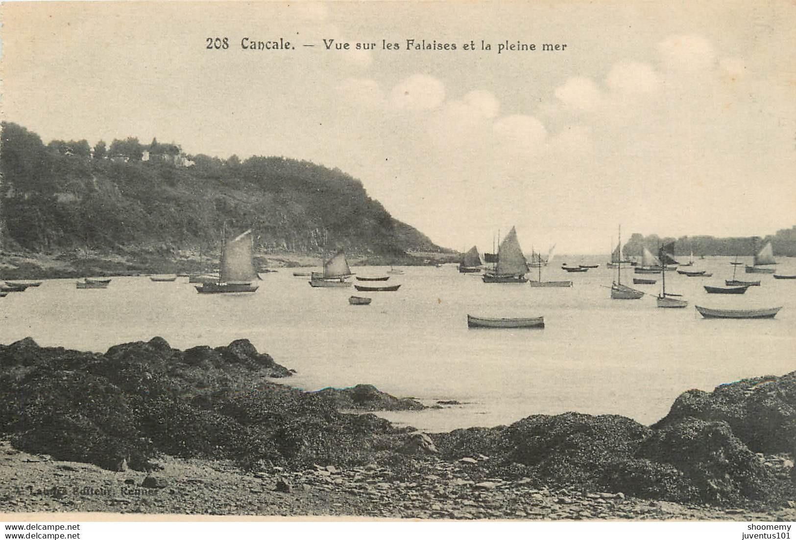 CPA Cancale-Vue Sur Les Falaises Et La Pleine Mer     L1101 - Cancale