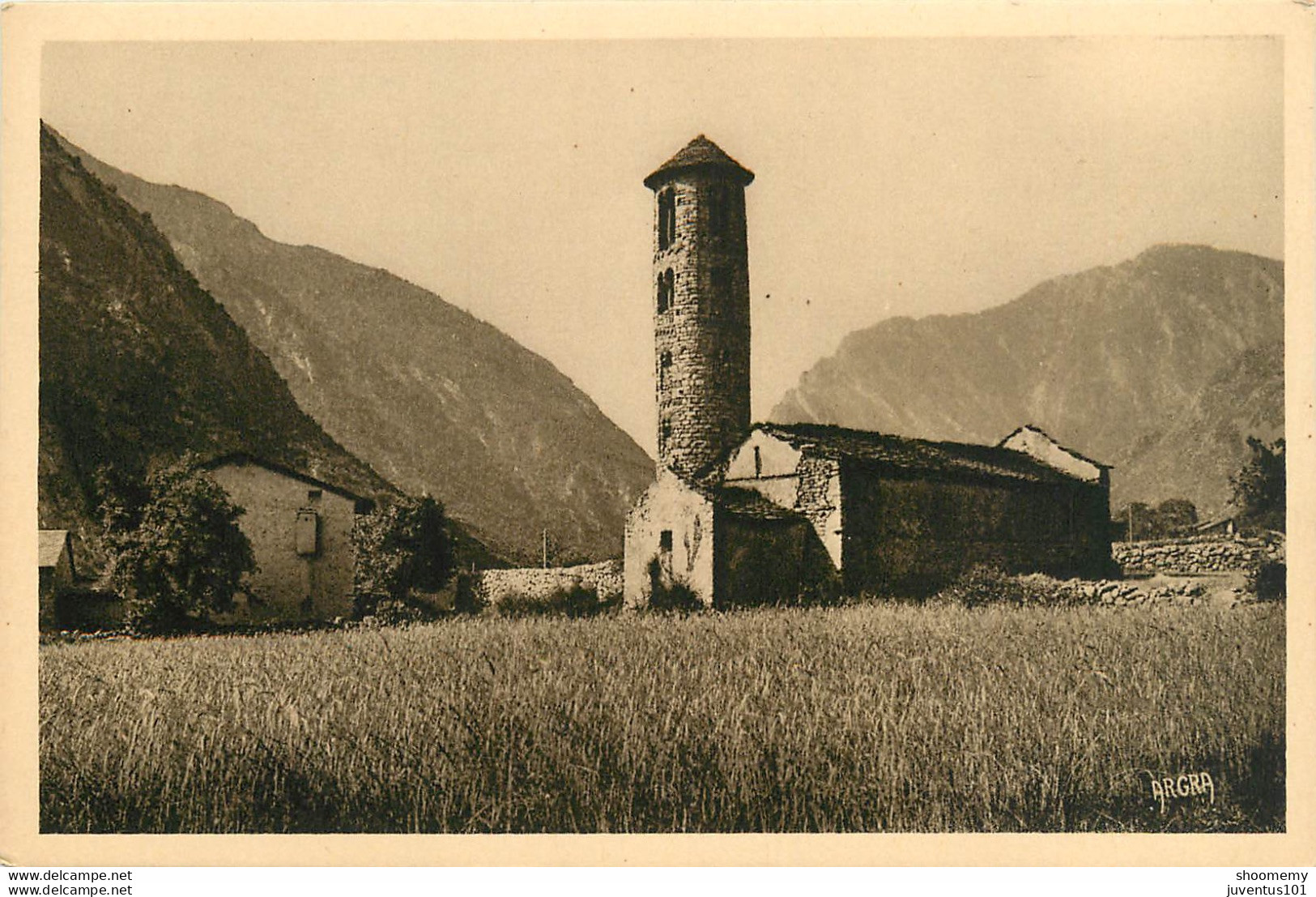 CPA Andorre-Chapelle De Santa Coloma    L1104 - Andorra