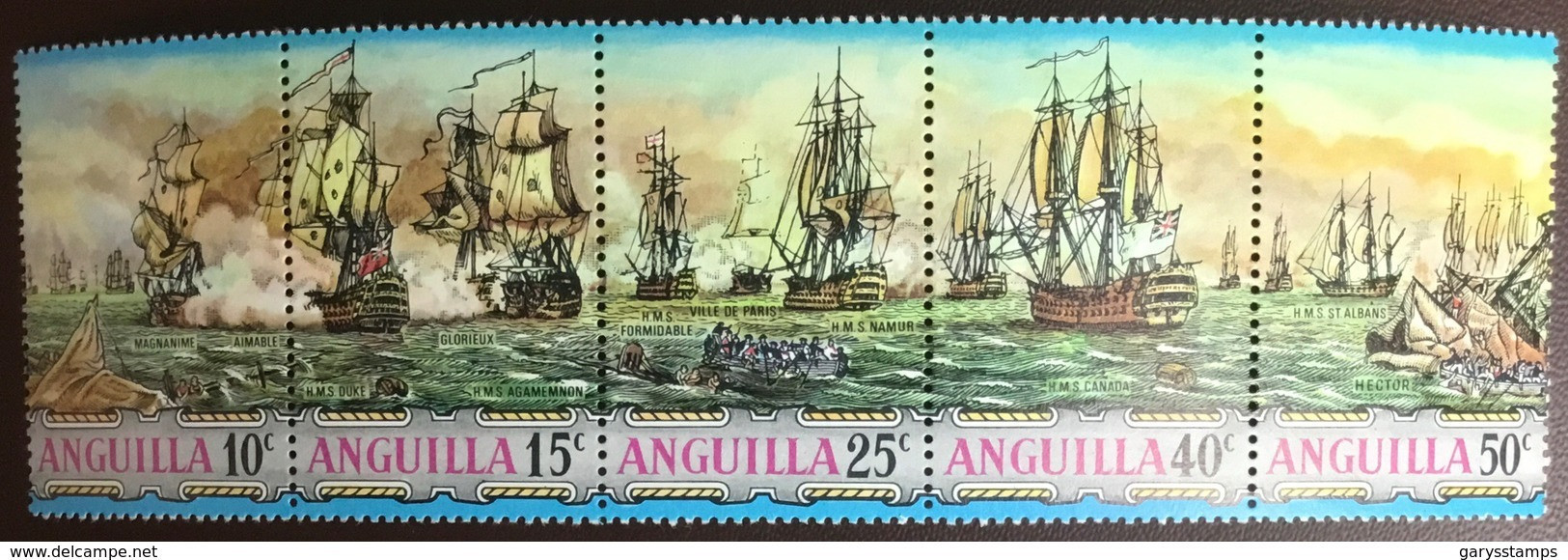 Anguilla 1971 Sea Battles Ships MNH - Anguilla (1968-...)