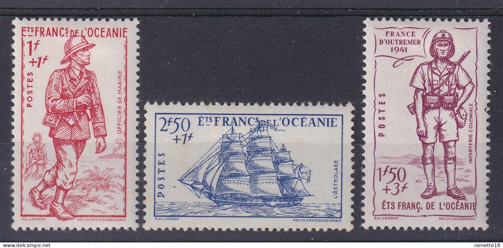 Océanie                                     135/137 * - Unused Stamps