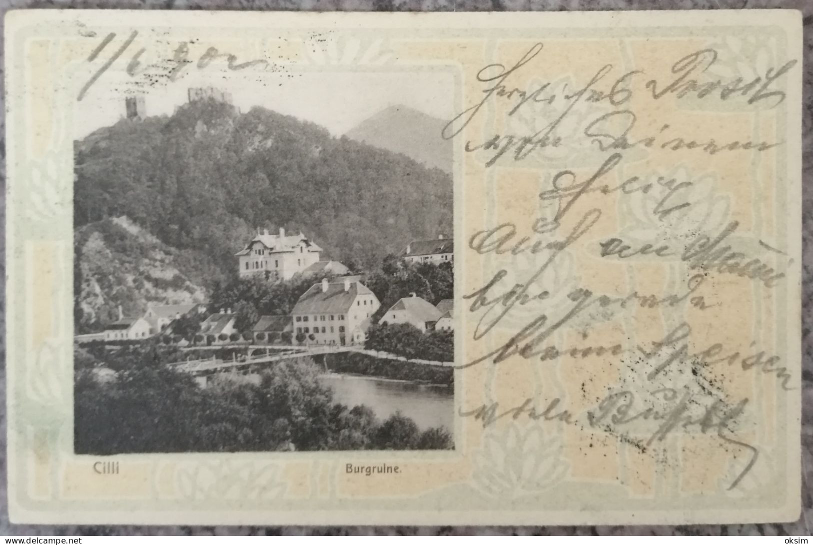 CELJE, CELJSKI GRAD, RUŠEVINE GRADU, 1902 - Slovenië
