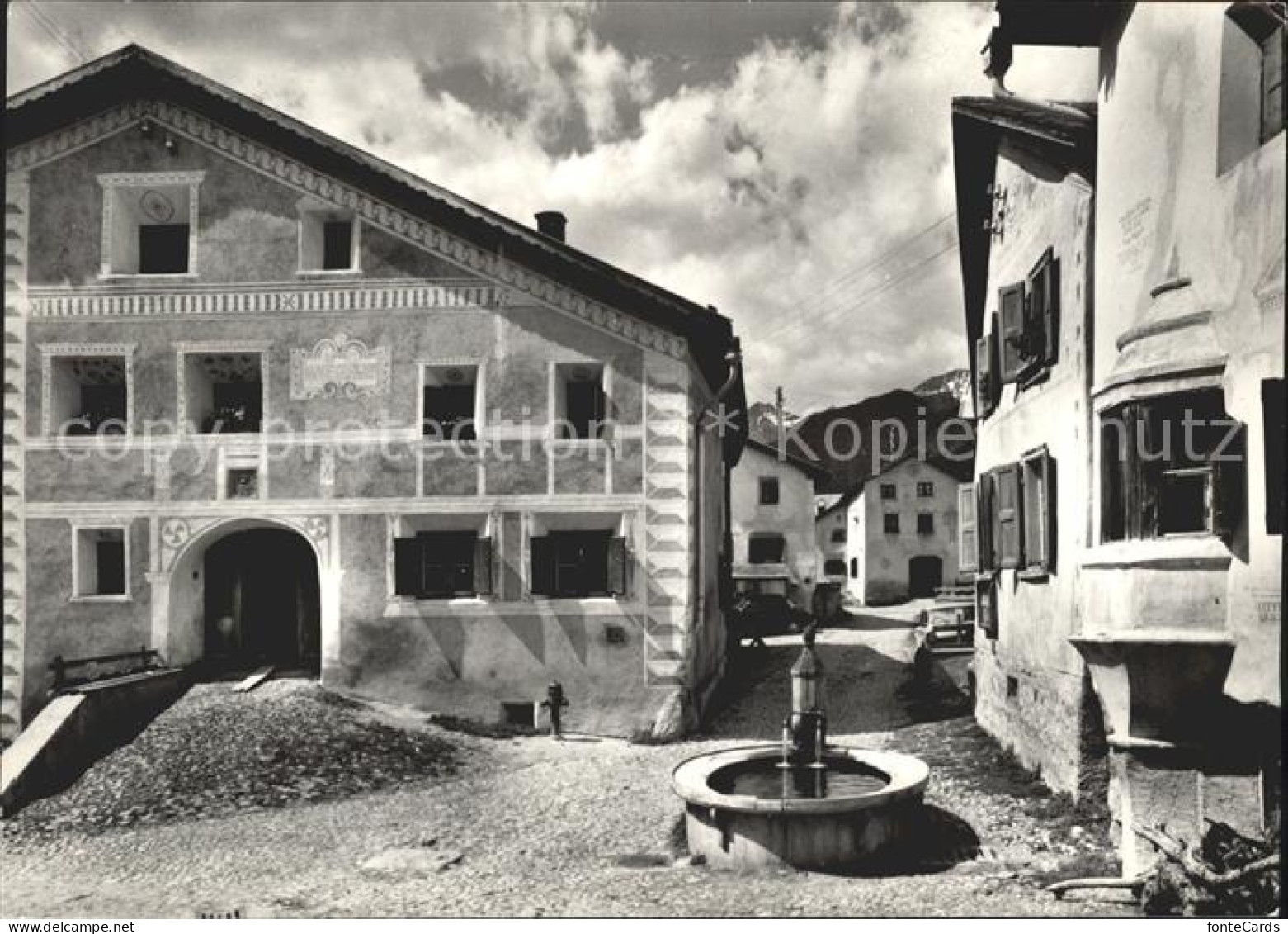 11656564 Guarda Inn Dorfpartie Mit Brunnen Guarda Inn - Sonstige & Ohne Zuordnung
