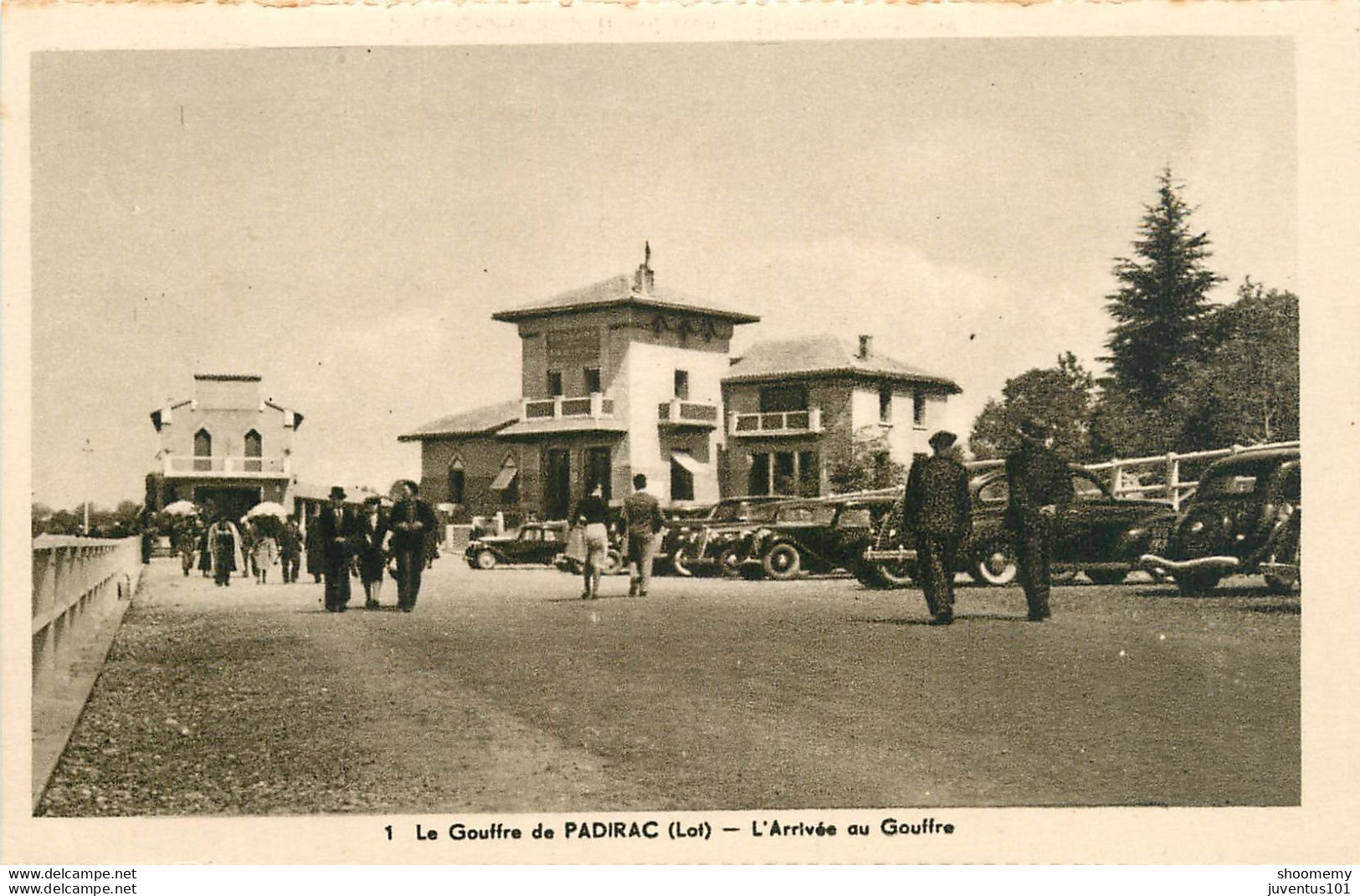 CPA Gouffre De Padirac-L'arrivée Au Gouffre    L1071 - Padirac