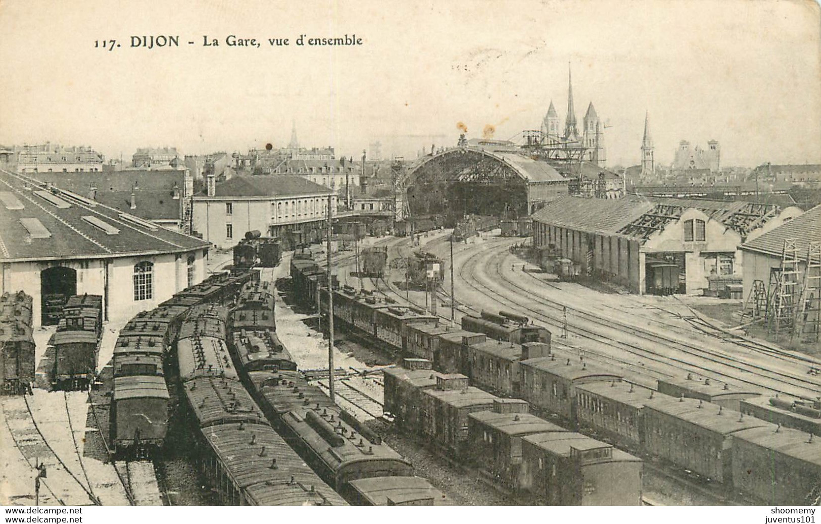 CPA Dijon-La Gare Vue D'ensemble-117     L2198 - Dijon