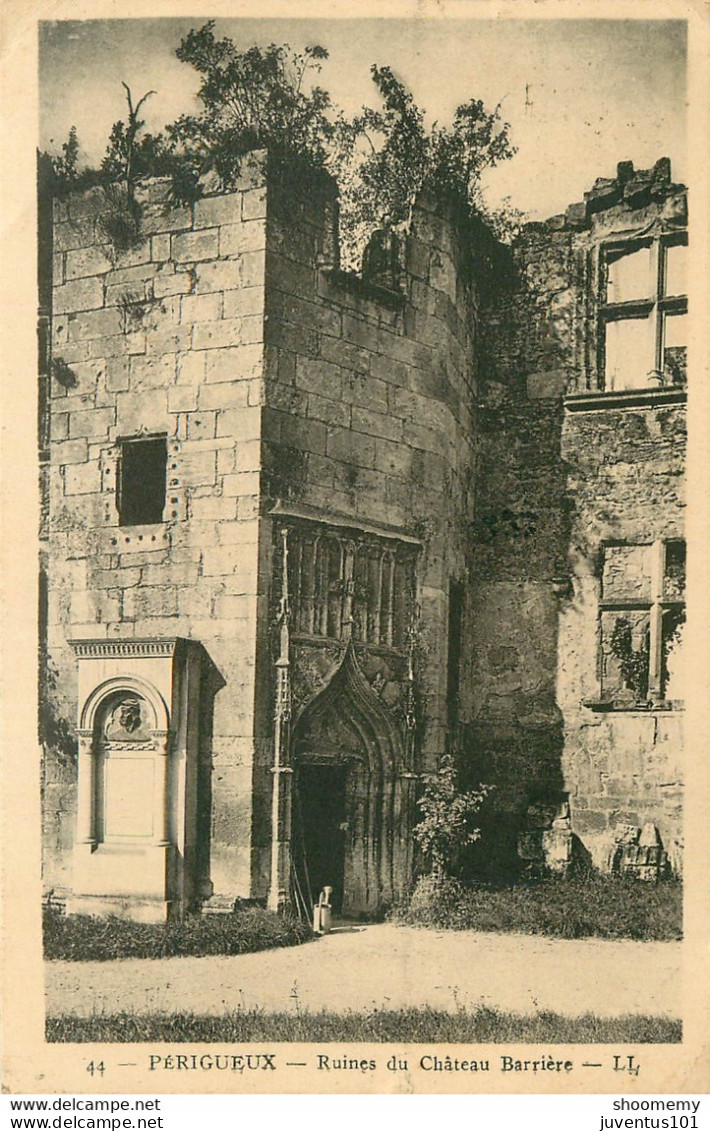 CPA Périgueux-Ruines Du Château Barrière-Timbre     L1574 - Périgueux