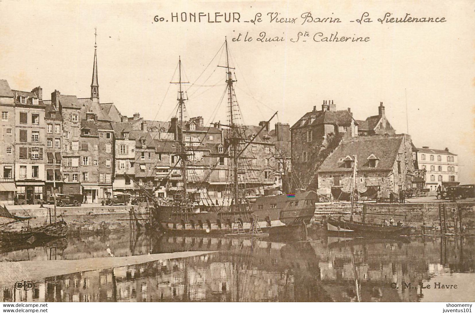 CPA Honfleur-Le Vieux Bassin      L1574 - Honfleur