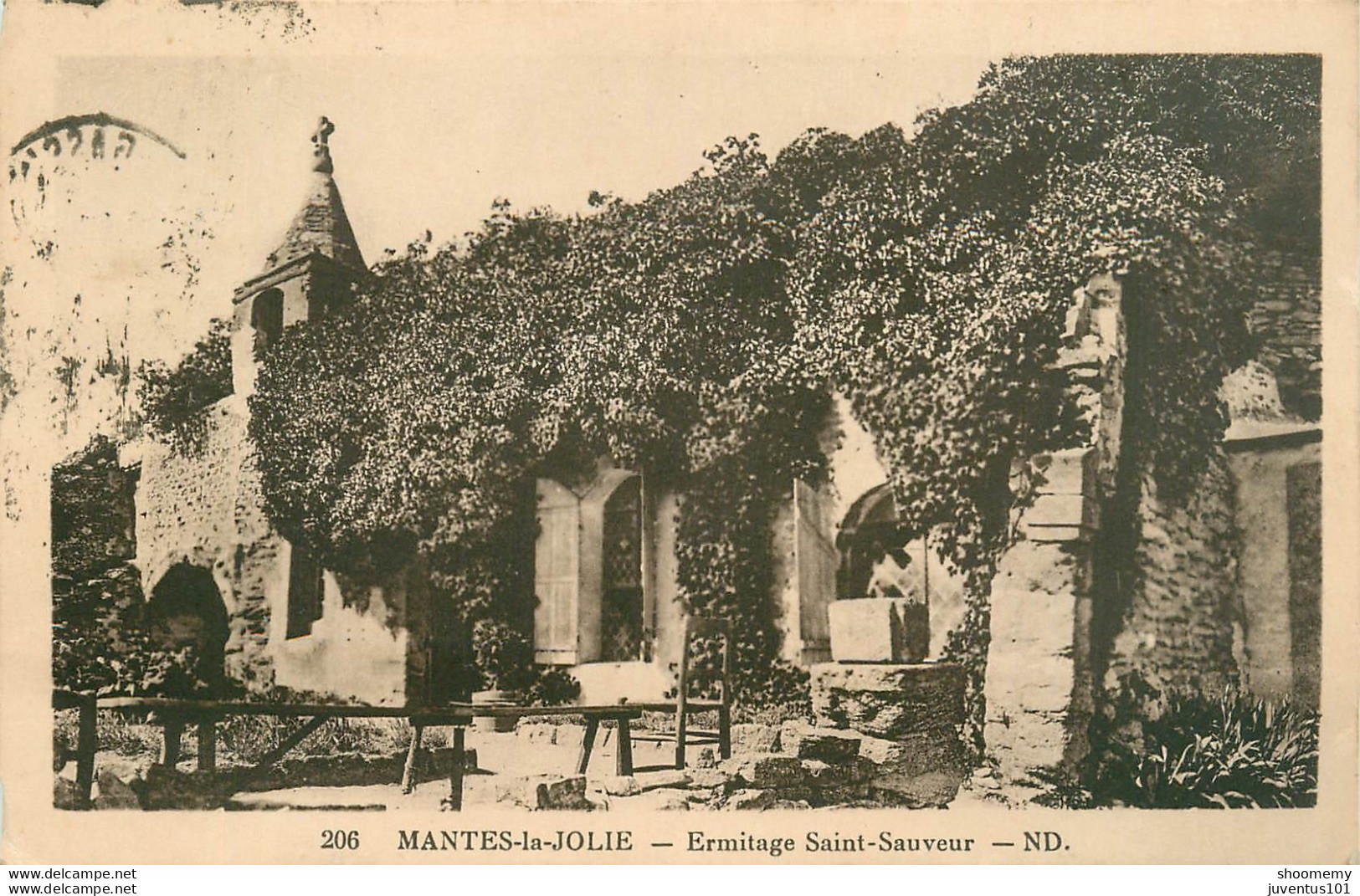 CPA Mantes La Jolie-Ermitage Saint Sauveur-206-Timbre       L1747 - Mantes La Jolie