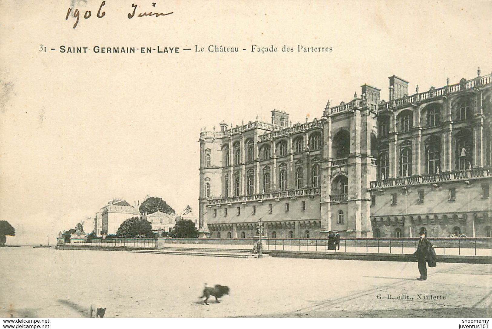 CPA Saint Germain En Laye-Le Château-31-Timbre       L1747 - St. Germain En Laye (Castillo)