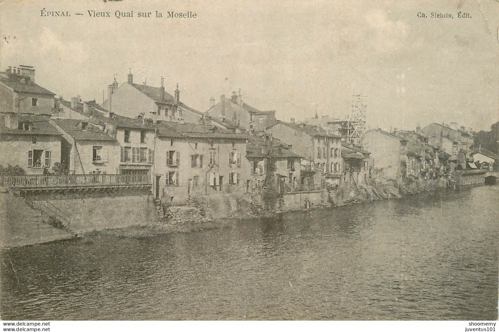 CPA Epinal-Vieux Quai Sur La Moselle        L1750 - Epinal