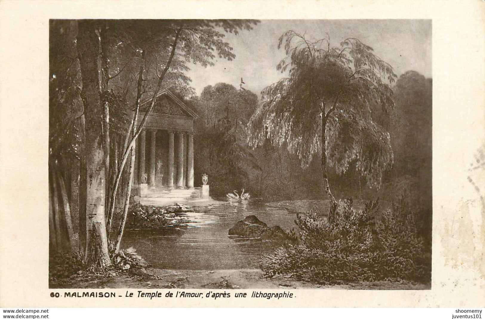 CPA Malmaison-Le Temple De L'Amour-Timbre     L1683 - Rueil Malmaison