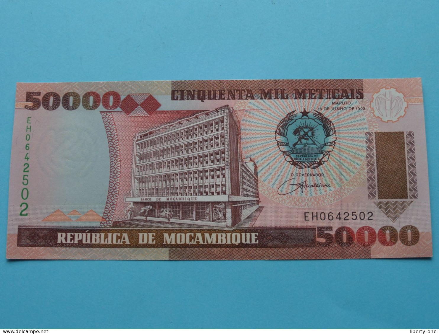 50.000 Meticais (1993) Mocambique ( For Grade See SCANS ) UNC ! - Mozambico