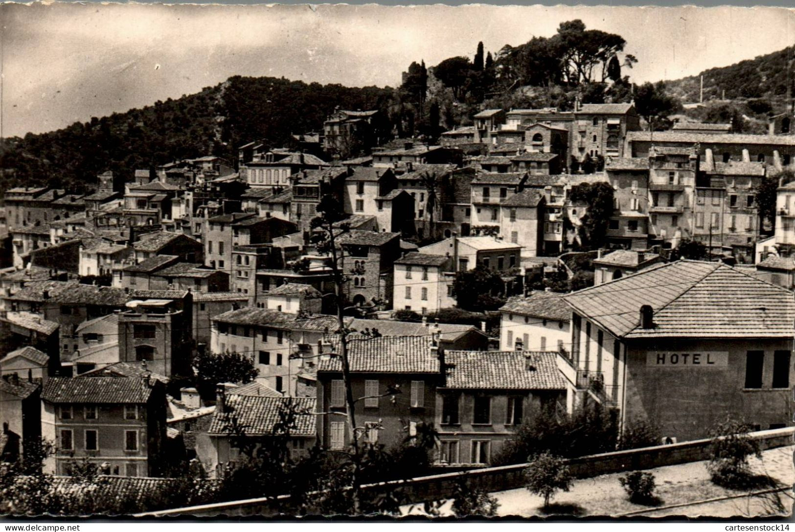 N°2019 W -cpsm Bormes Les Mimosas -vue Générale De La Ville- - Bormes-les-Mimosas