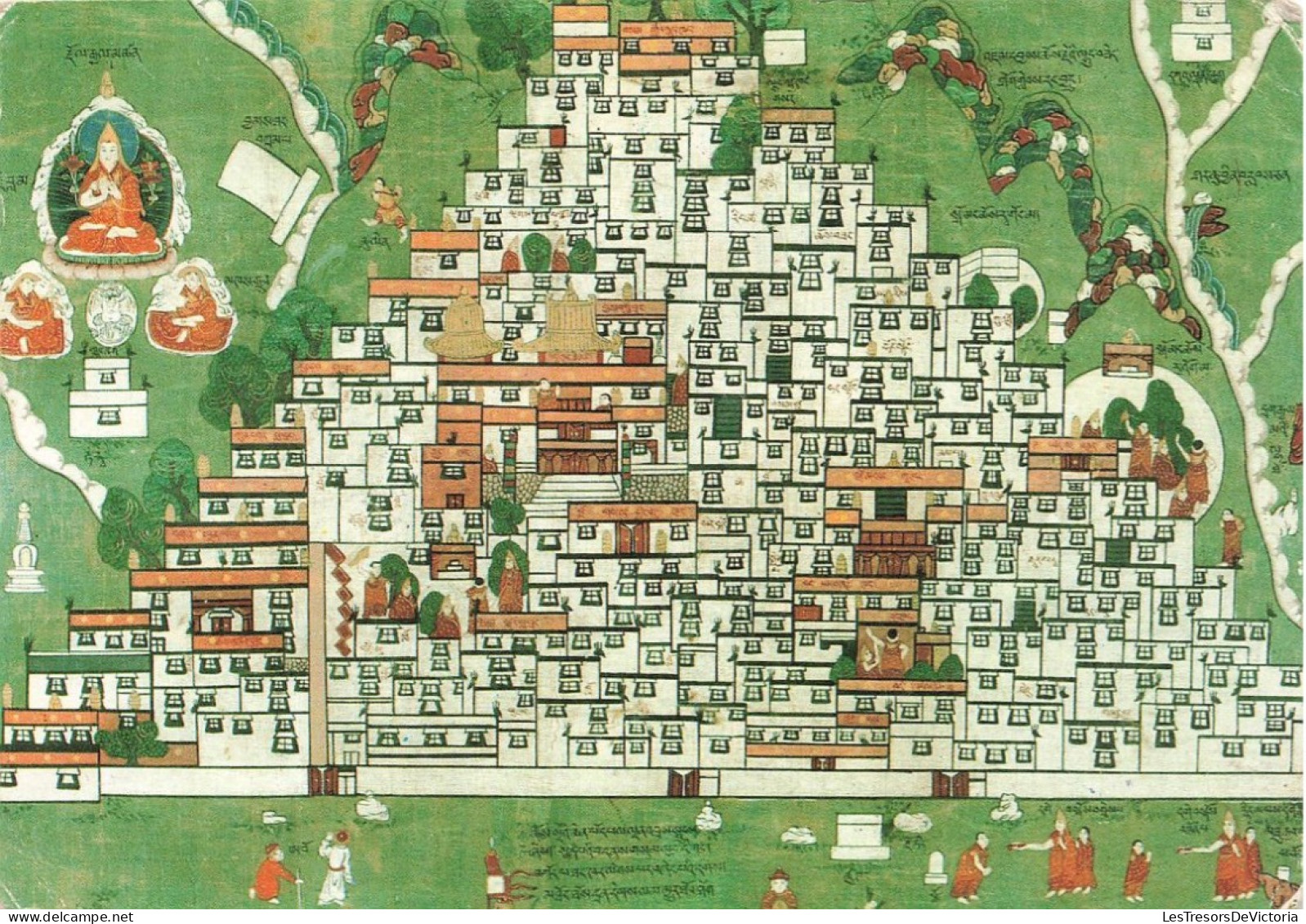 TIBET - Exposition "Dieux Et Démons De L'Himalaya Art Du Bouddhisme Lamaîque" - Tibet (Chine) - Carte Postale - Tíbet