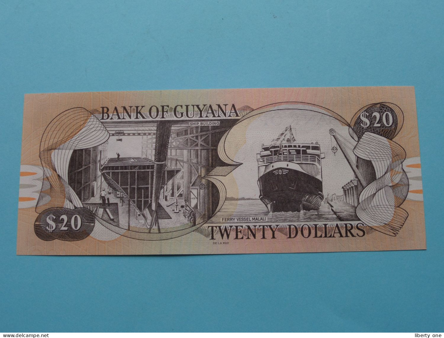 $ 20 Dollars () Bank Of GUYANA ( For Grade See SCANS ) UNC ! - Guyana