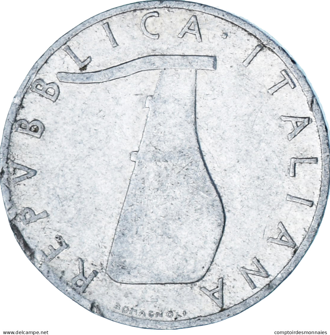 Italie, 5 Lire, 1969 - 5 Liras