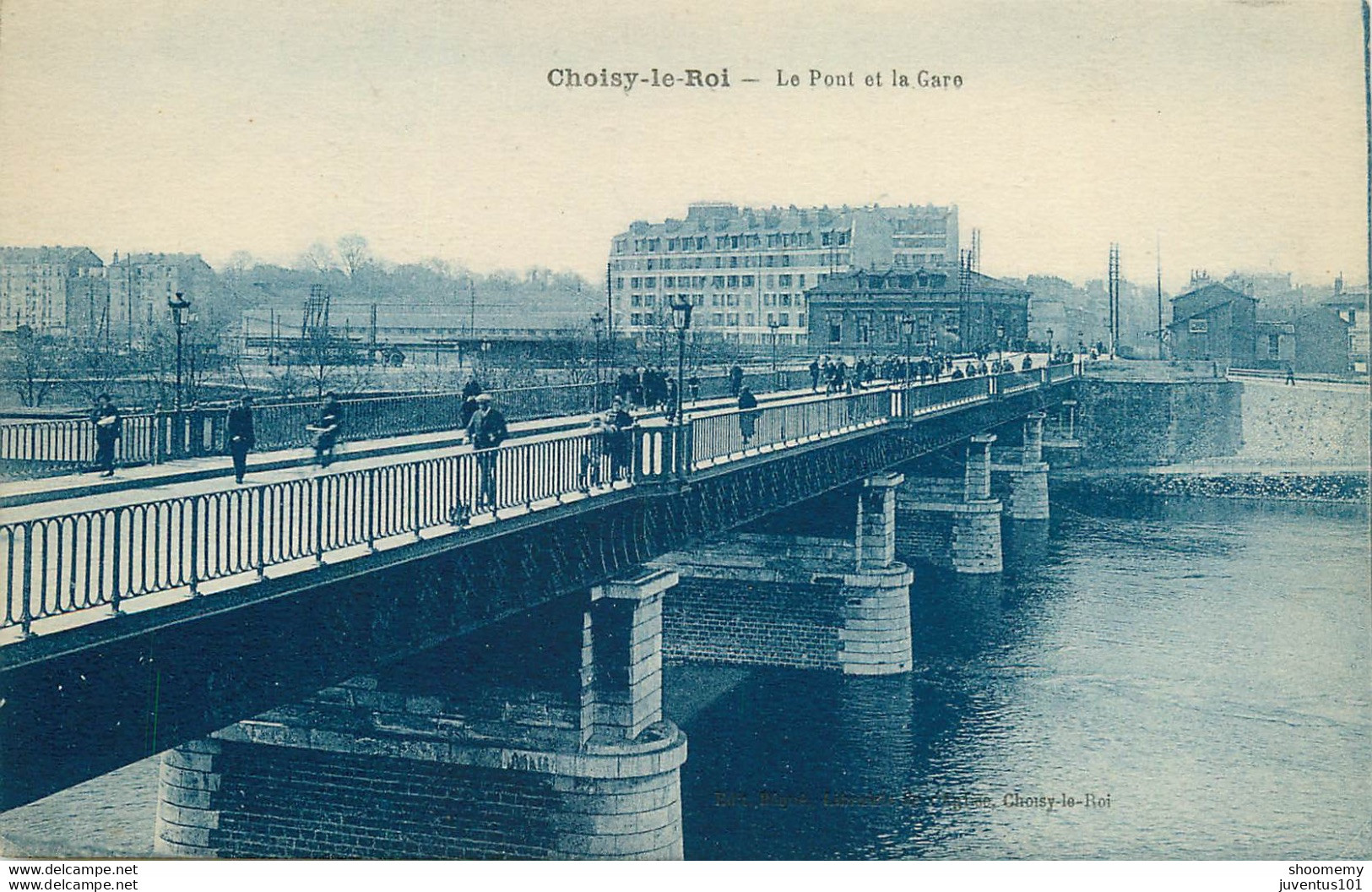 CPA Choisy Le Roi-Le Pont Et La Gare    L1970 - Choisy Le Roi