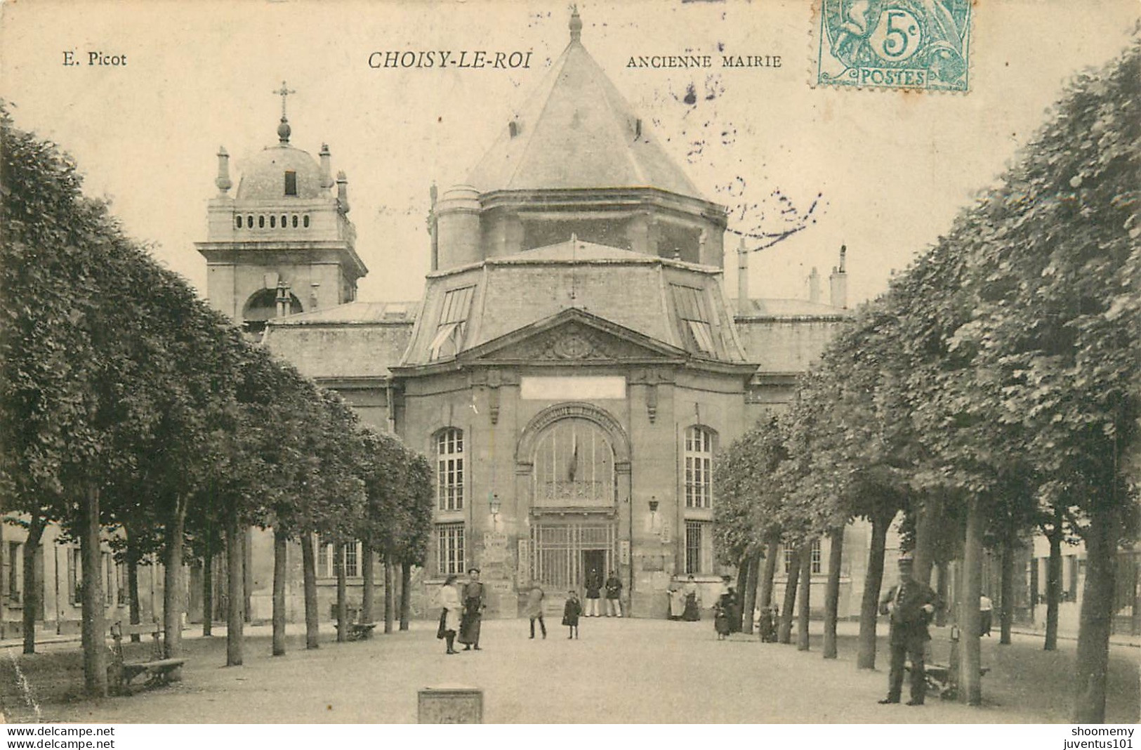 CPA Choisy Le Roi-Ancienne Mairie-Timbre    L1970 - Choisy Le Roi