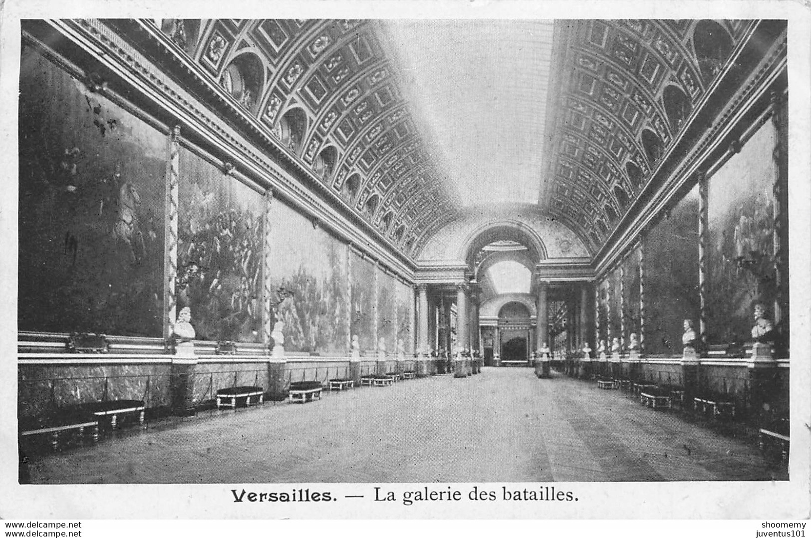 CPA Versailles-La Galerie Des Batailles-Timbre   L1711 - Versailles