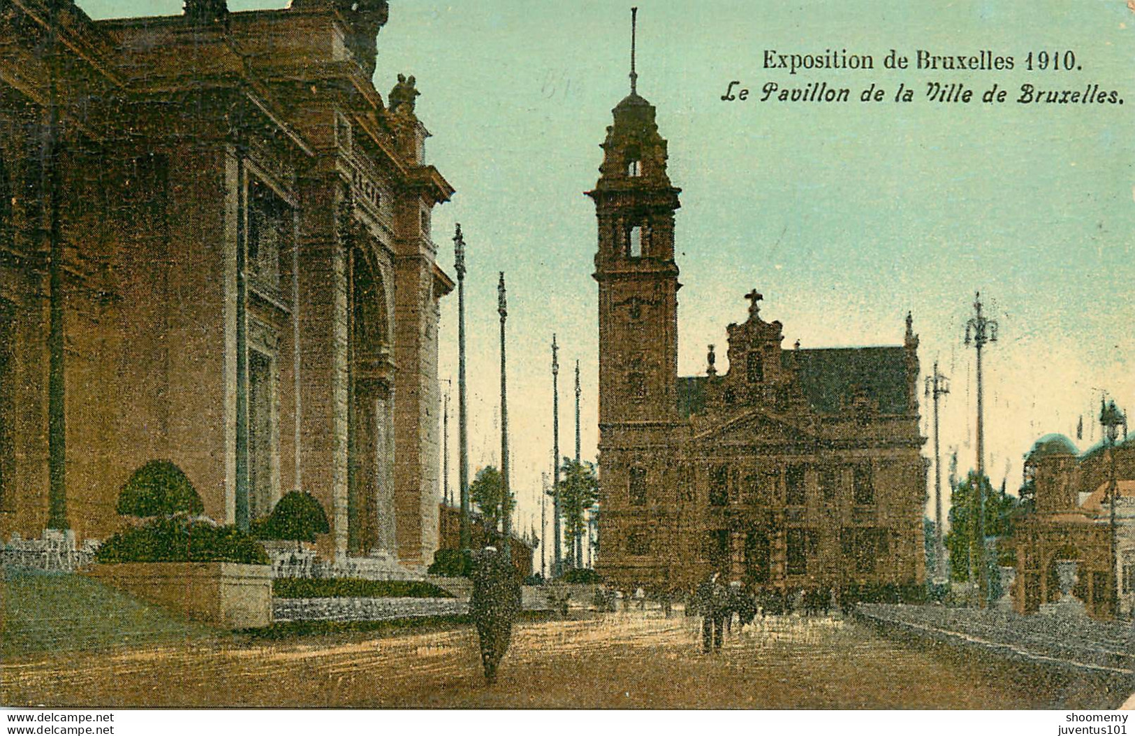 CPA Bruxelles-Exposition De 1910-Le Pavillon De La Ville De Bruxelles   L1711 - Weltausstellungen