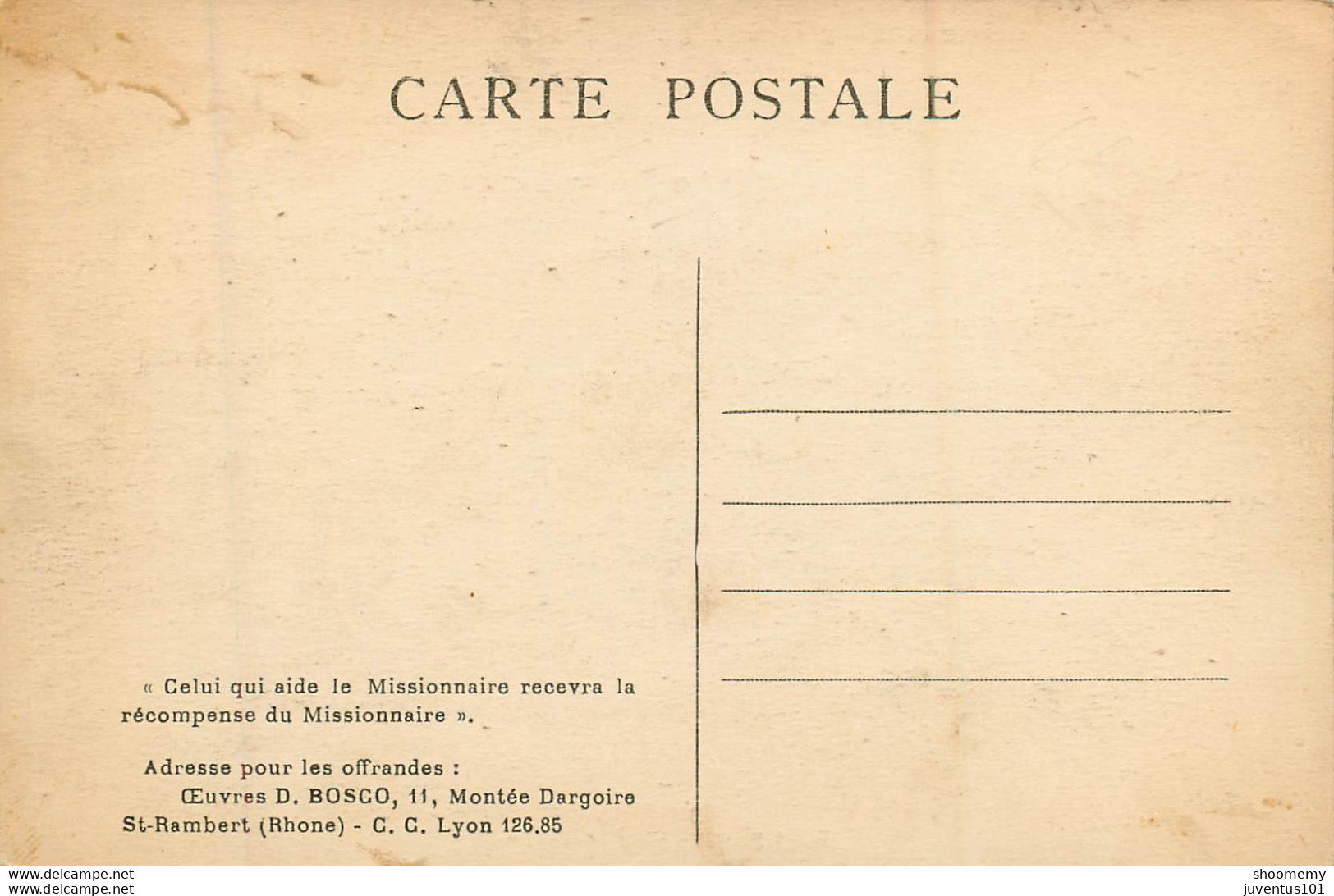 CPA Missions Salésiennes Du Matto Grosso-En Pirogue Sur L'Araguaya-3    L2049 - Andere & Zonder Classificatie