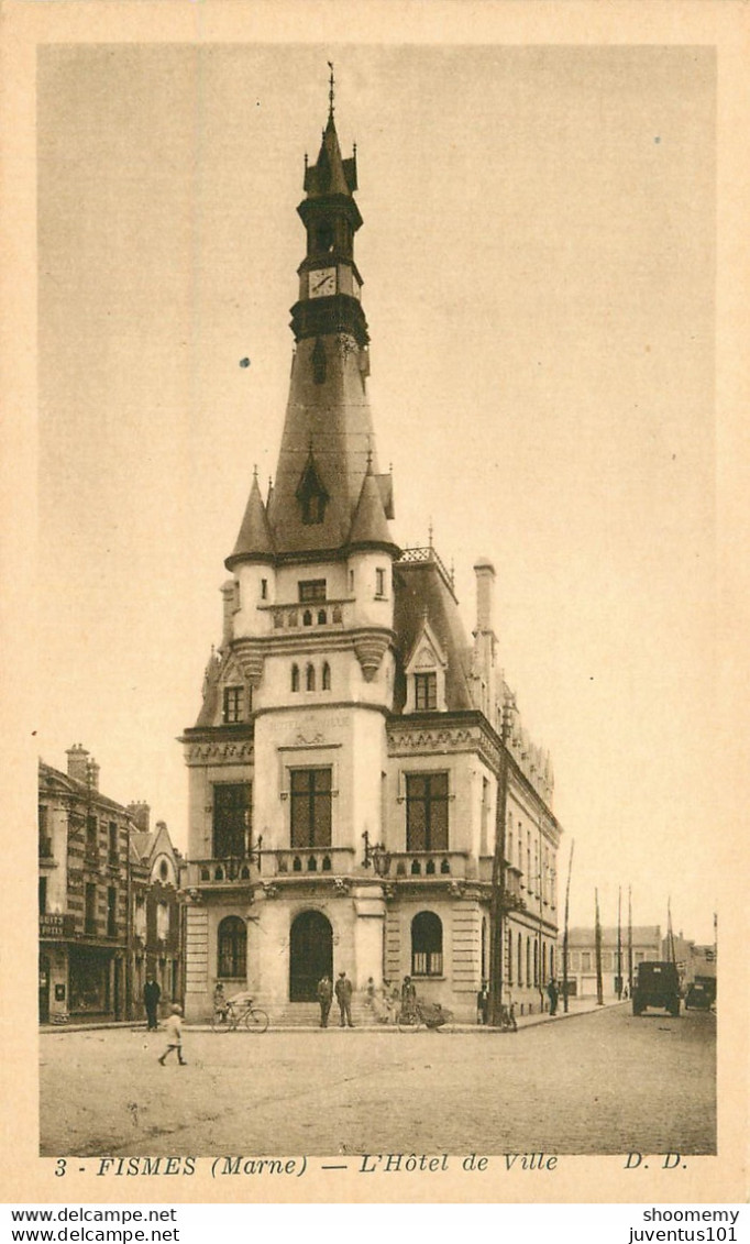 CPA Fismes-L'Hôtel De Ville-3    L2050 - Fismes