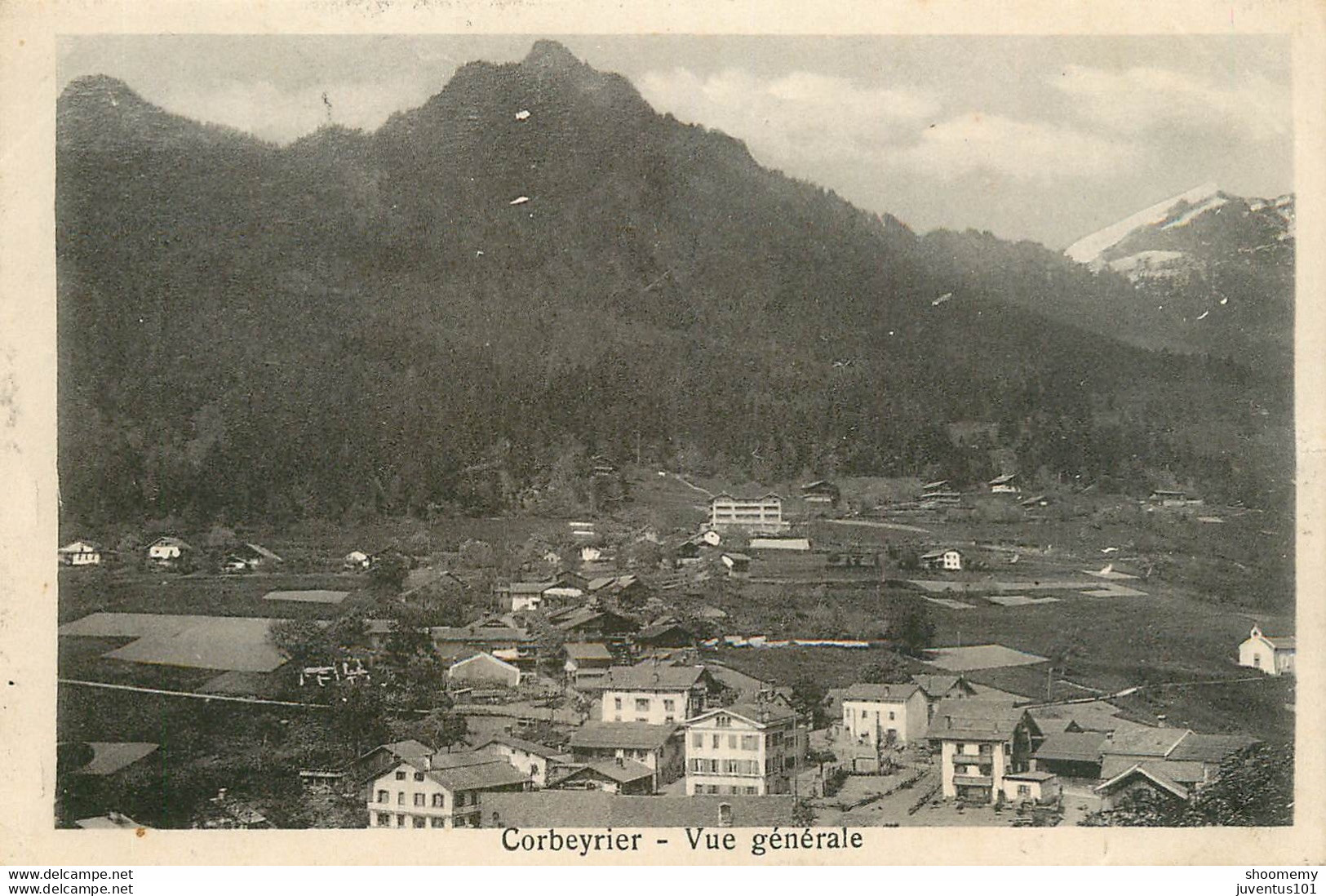 CPA Corbeyrier-Vue Générale-Timbre    L2055 - Corbeyrier