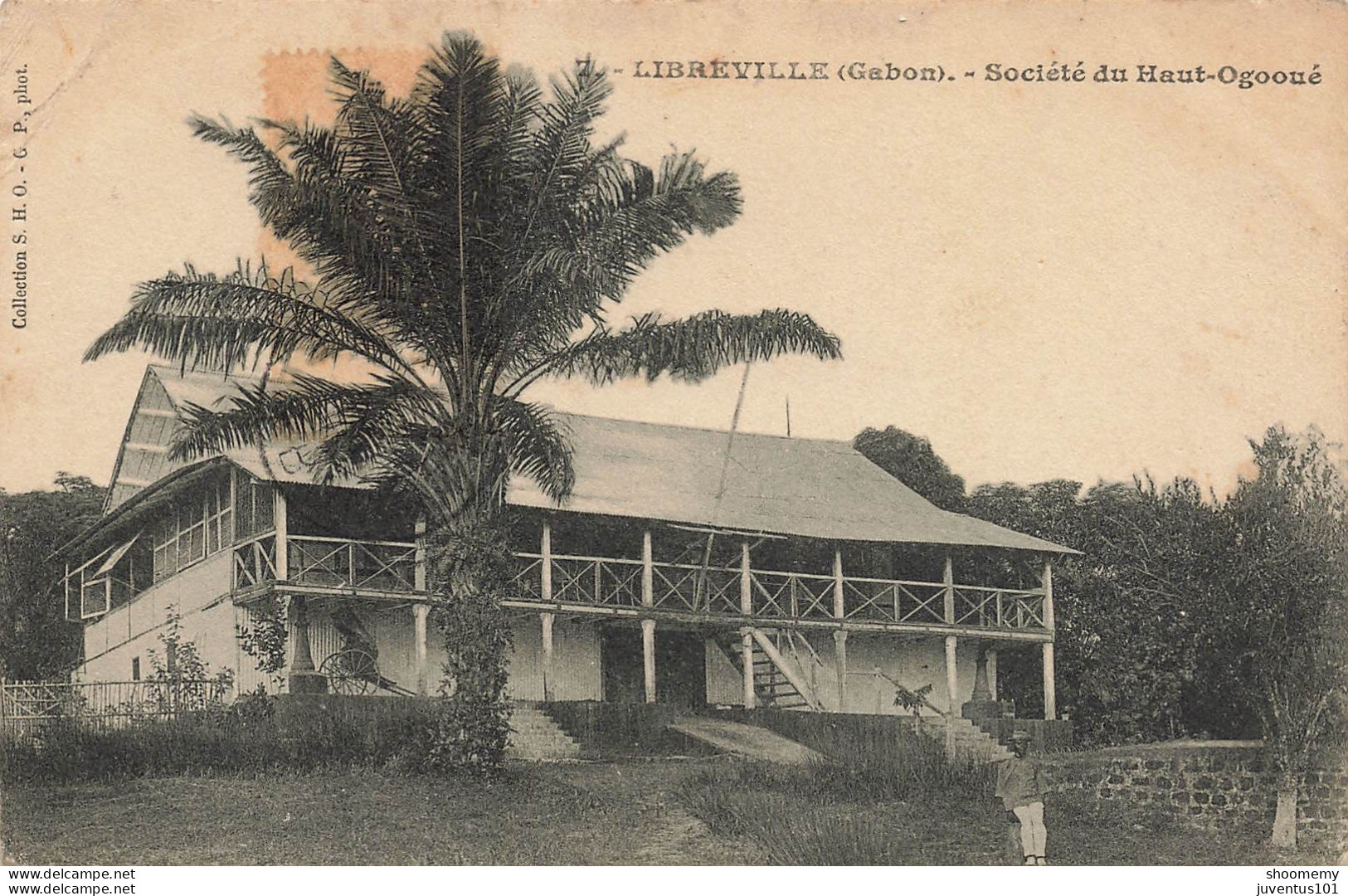 CPA Libreville-Société Du Haut Ogooué-En L'état      L2446 - Gabon