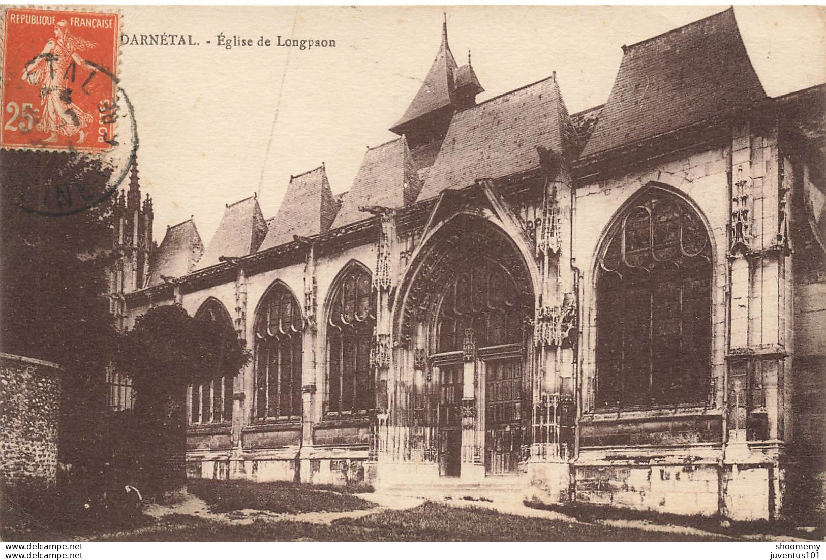 CPA Darnétal-Eglise De Longpaon-Timbre       L2446 - Darnétal
