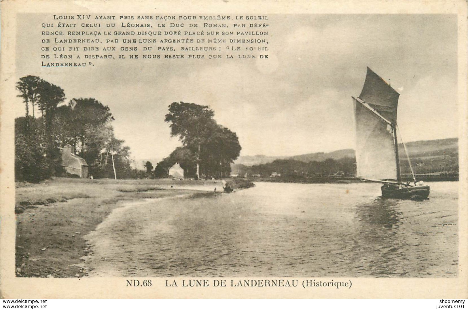 CPA La Lune De Landerneau-Timbre     L2296 - Landerneau