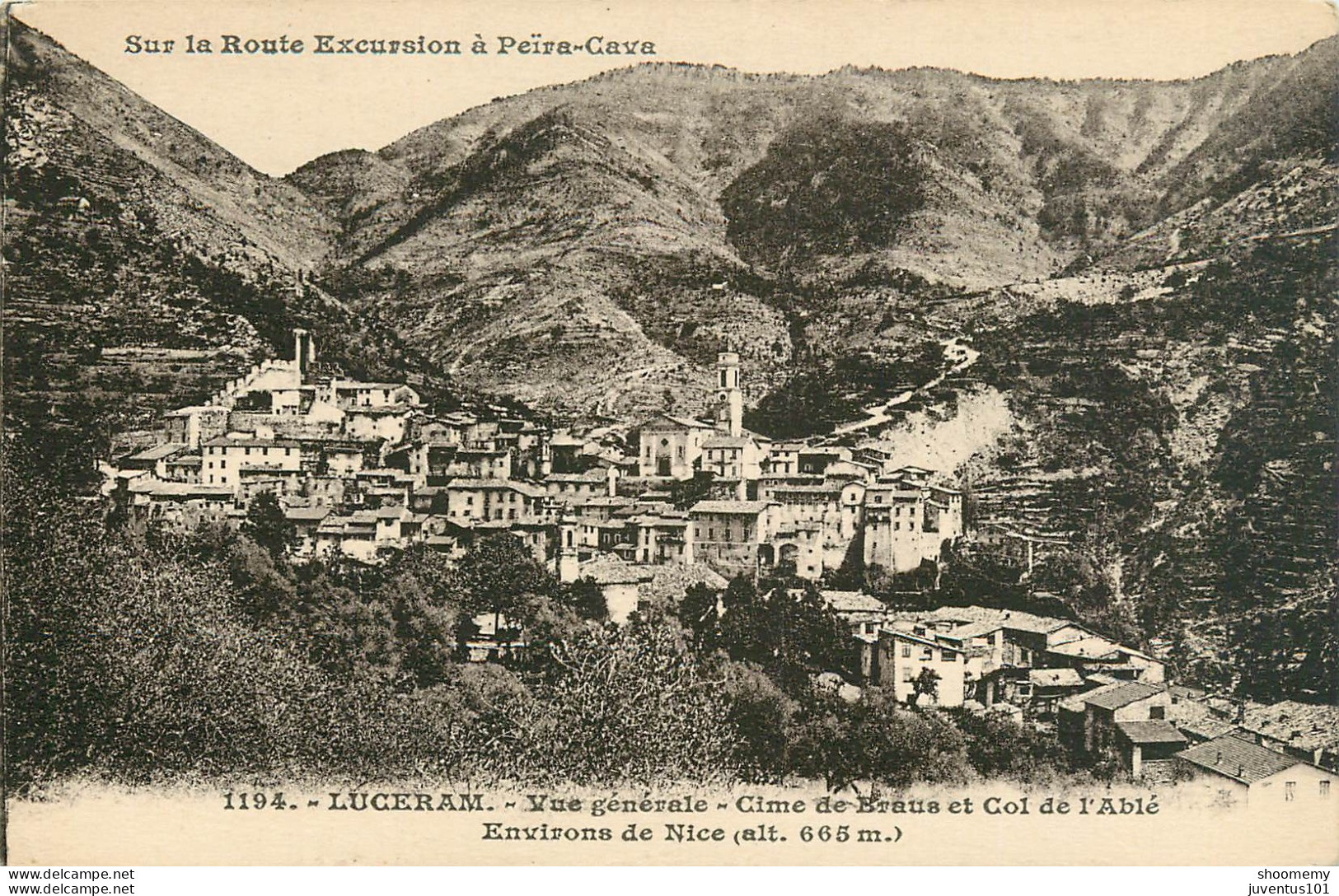 CPA Lucéram-Vue Générale    L2301 - Lucéram