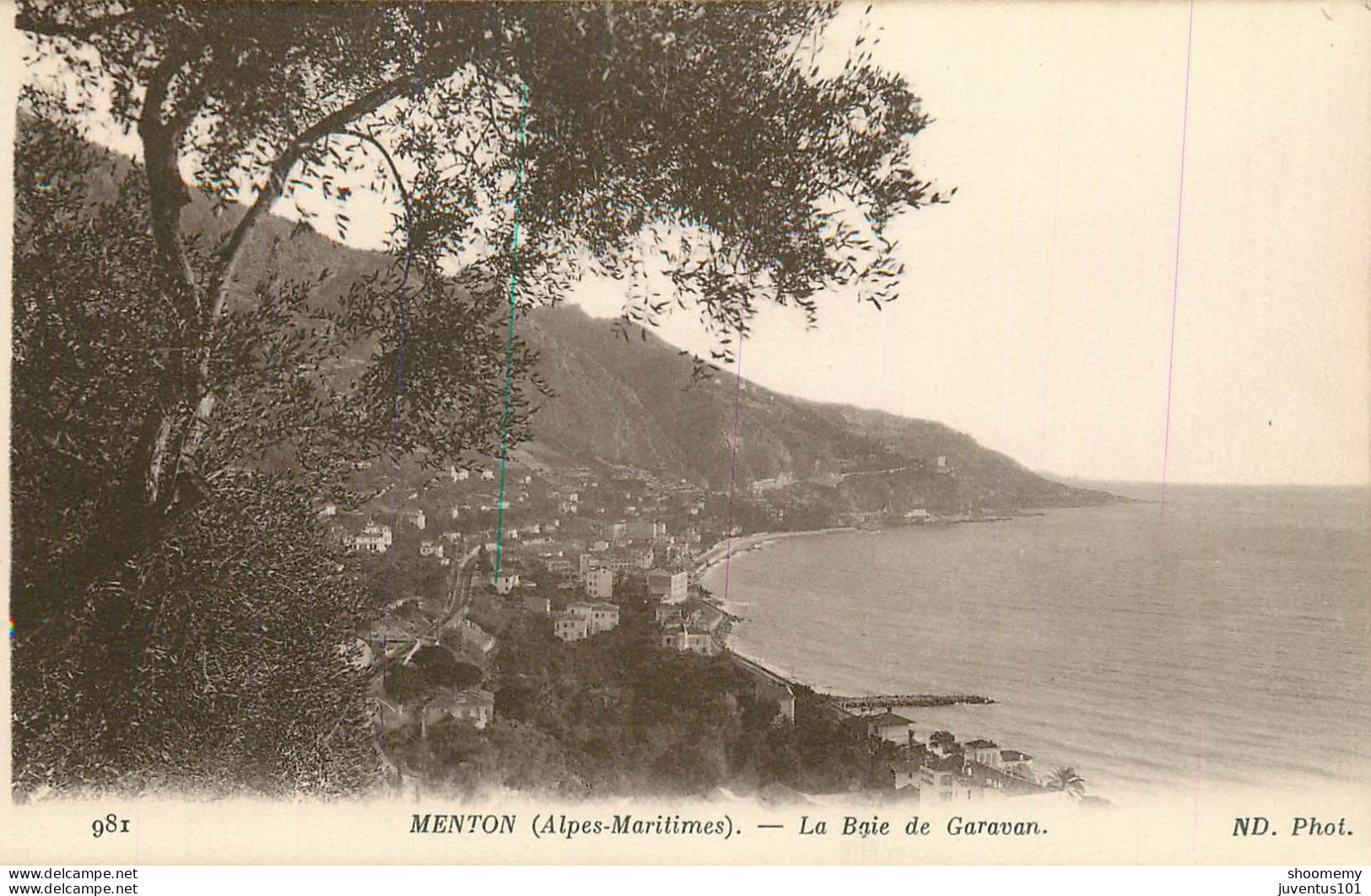 CPA Menton-La Baie De Garavan    L2301 - Menton
