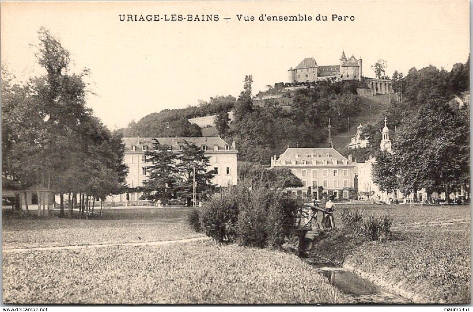 39 URIAGE - Vue D'ensemble Du Parc - Uriage