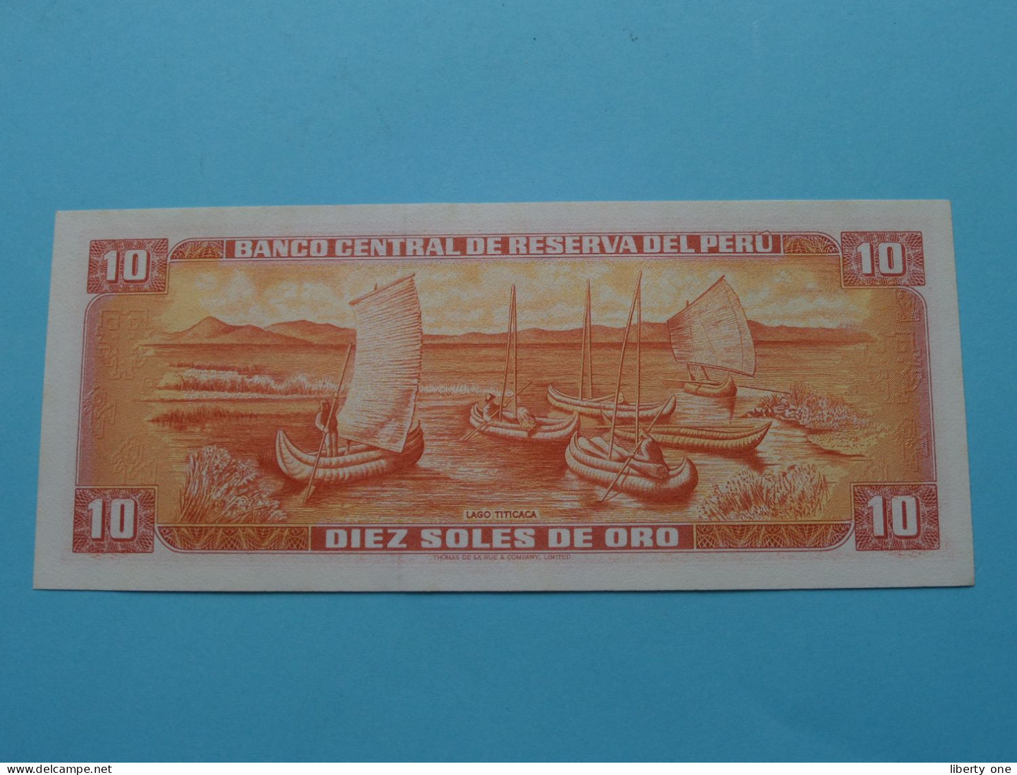 10 Diez Soles De Oro () Banco Central PERU - 1976 ( For Grade See SCANS ) UNC ! - Peru