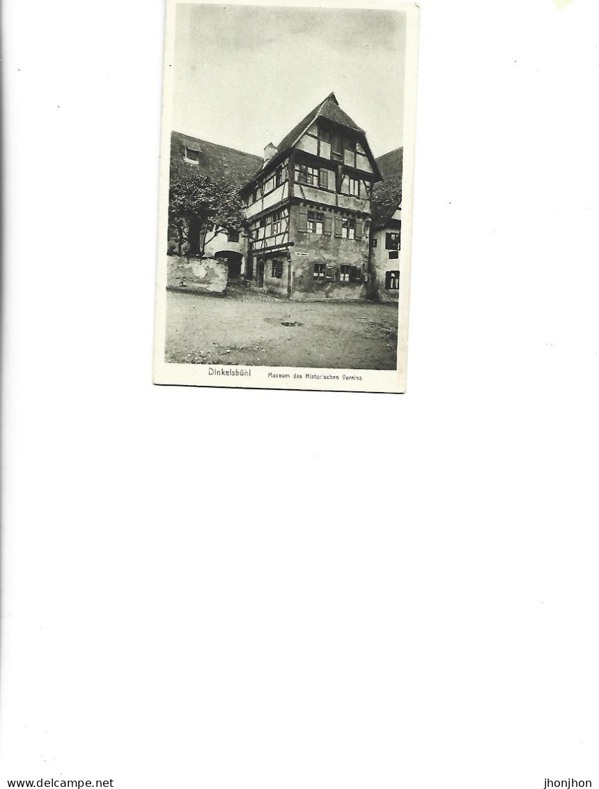 Germany  -  Postcard Unused -    Dinkelsbühl - Museum Of The Historical Association - Dinkelsbuehl