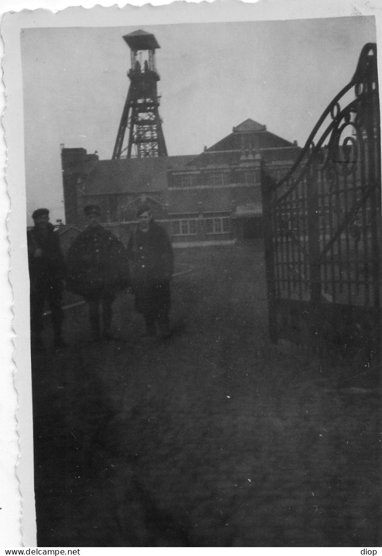 Photographie Photo Vintage Snapshot Mine Mineur - Professions