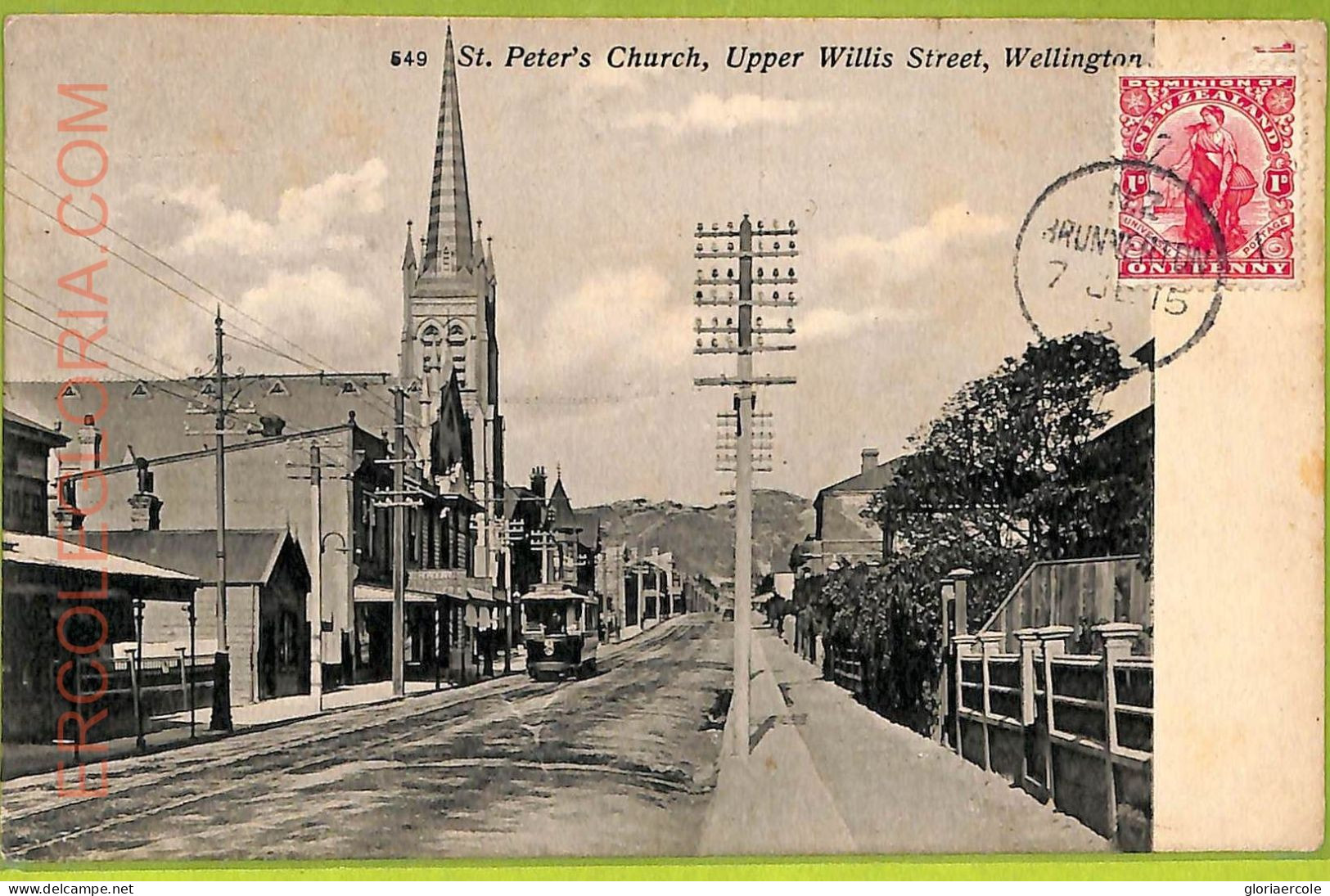 Ae9167 - NEW ZEALAND - VINTAGE POSTCARD - Wellington - St.Peter's Church - New Zealand