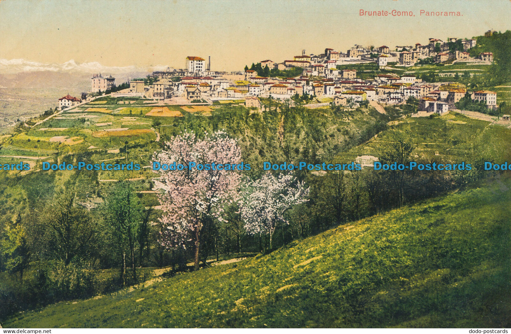R012146 Brunate Como. Panorama. Carl Kunzli. B. Hopkins - Welt